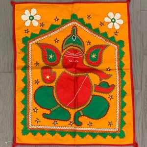 Handcrafted Ganesha tapestry